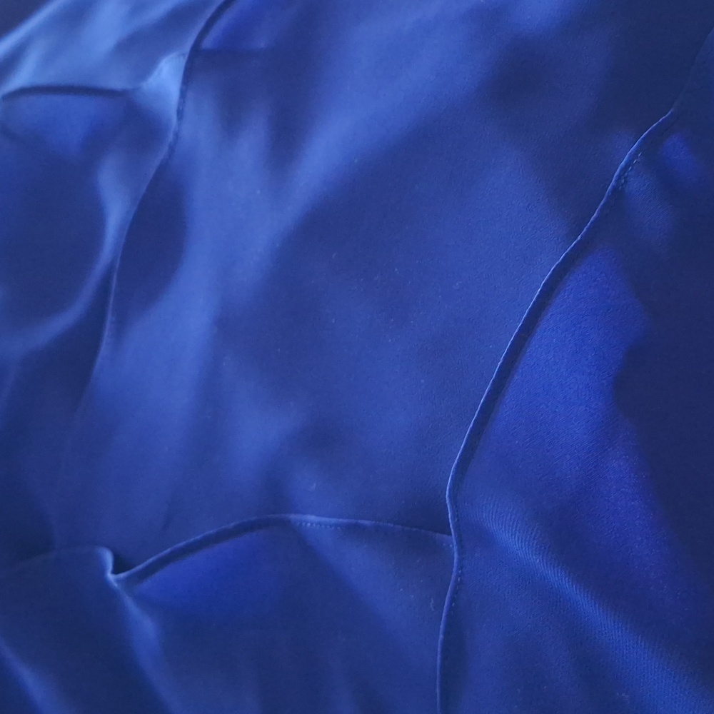 dressbarn Royal Blue Layered Midi Dress - Picture 4 of 4